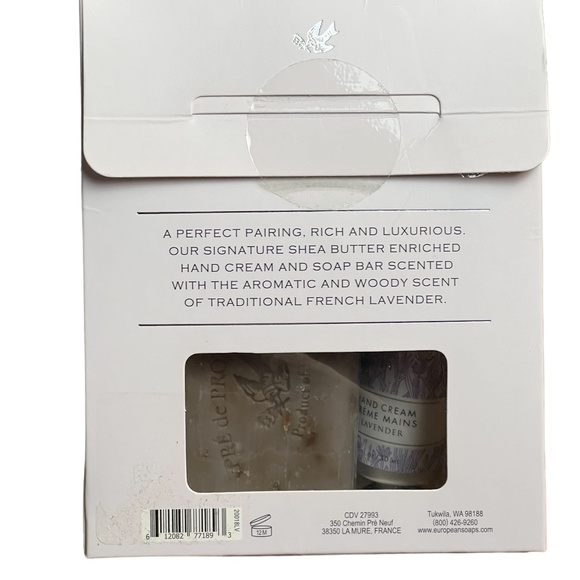 Shea Butter Enriched Soap & Hand Cream Lavender New & Sealed Made In France - Picture 2 of 6